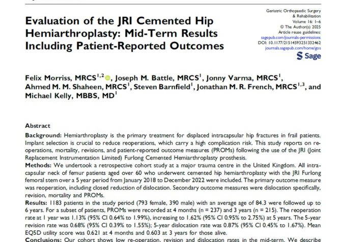 New Published Clinical Evidence